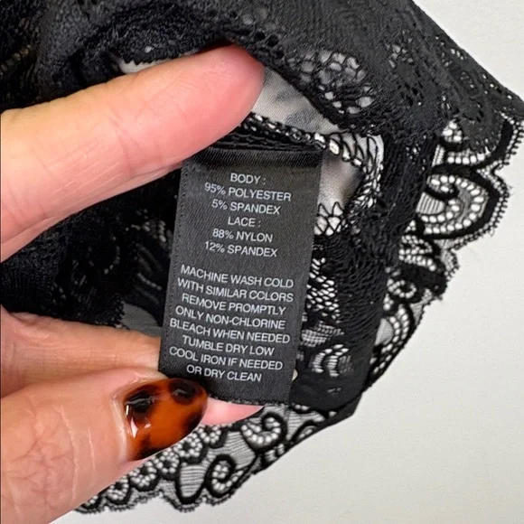 White House Black Market Animal Print & Black Lace Chemise/slip Sz Small - Picture 5 of 8